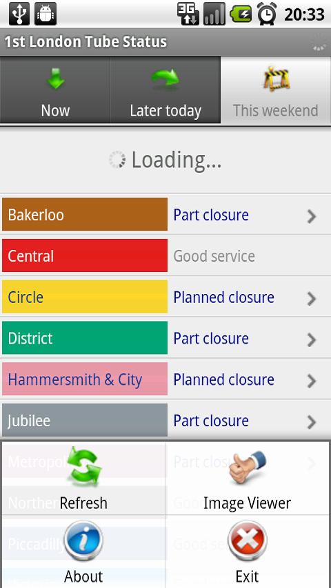 1st London Tube Status Android Travel