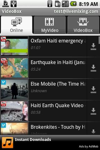 YouTubeDownloader-VideoBox Android Multimedia