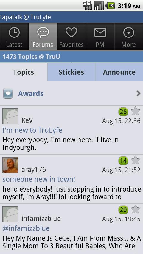 Tapatalk Android Social