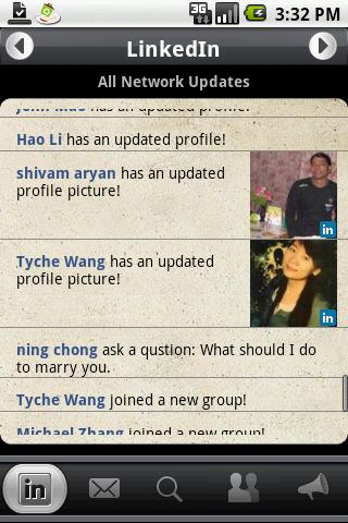 Linkedin beta Android Social