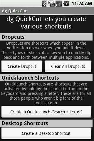 dg QuickCut Android Communication