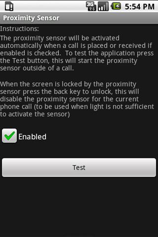 Proximity Sensor Android Tools