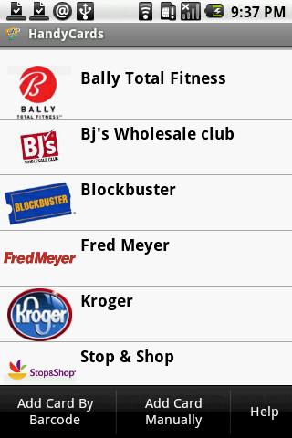 HandyCards – Reward Card Mgr Android Shopping