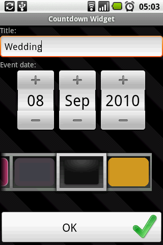 Countdown Widget Android Lifestyle