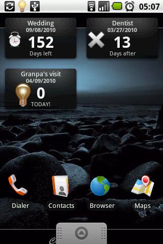 Countdown Widget Android Lifestyle