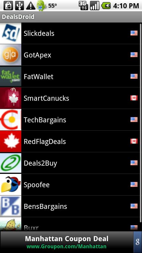 DealsDroid Android Shopping