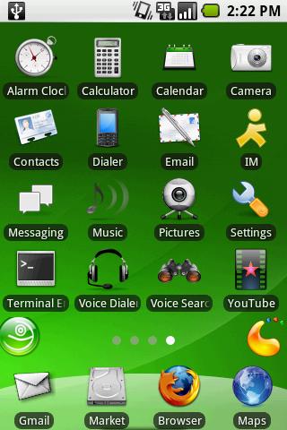 aHome Theme: openSUSE Android Multimedia