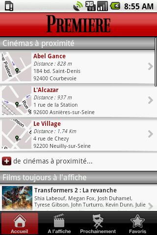 Première Ciné Android Entertainment