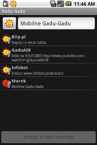 Gadu-Gadu Android Communication