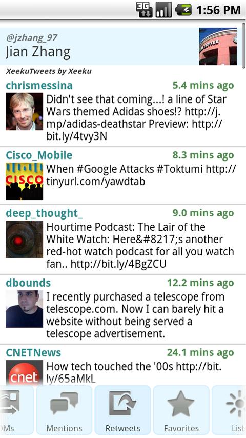 XeekuTweets for Twitter Android Social