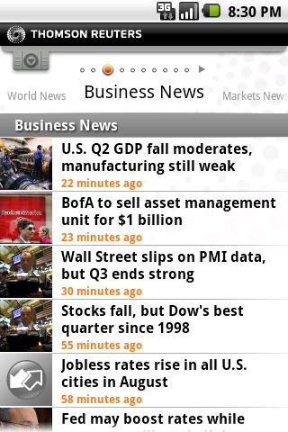 Thomson Reuters News Pro Android News & Weather