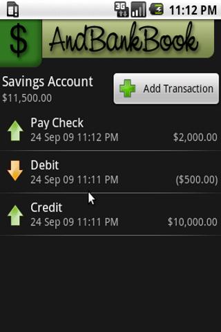 AndBankBook Android Finance