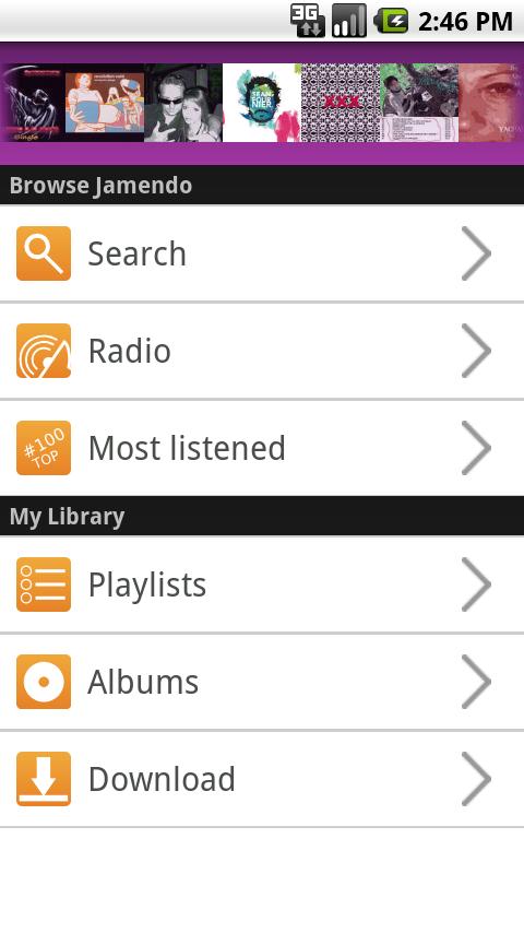 Jamendo Player Android Multimedia