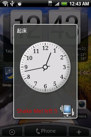 ShakeToWake Clock Android Lifestyle
