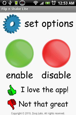 Flip ‘n Shake Lite Android Tools