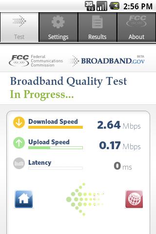 FCC Mobile Broadband Test