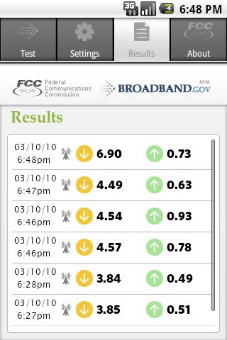 FCC Mobile Broadband Test Android Tools