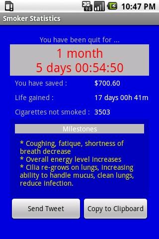 Smoker Statistics Android Lifestyle
