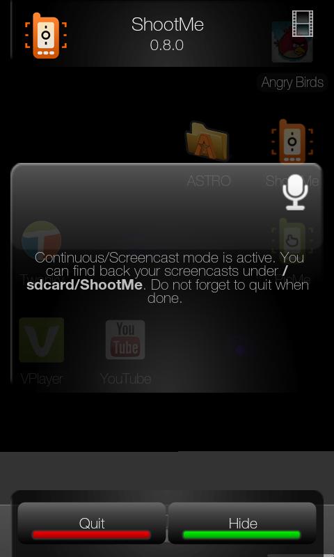 ShootMe (Screen Grabber) Android Tools