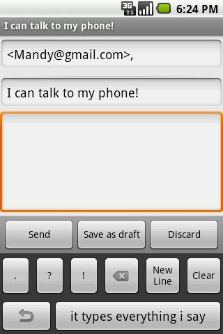 Voice Text Android Communication