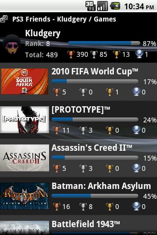 PS3 Friends Android Social