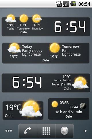 Weather widgets (yr.no) Android News & Weather