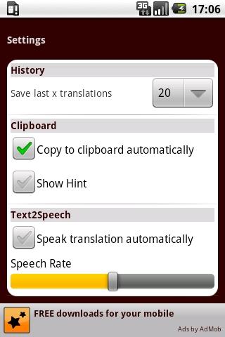 gTranslate Android Travel