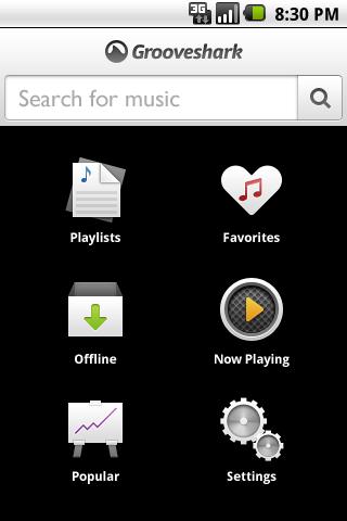Grooveshark Android Media & Video