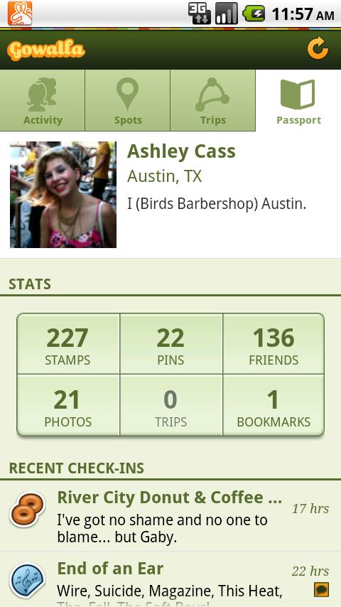 Gowalla Android Social