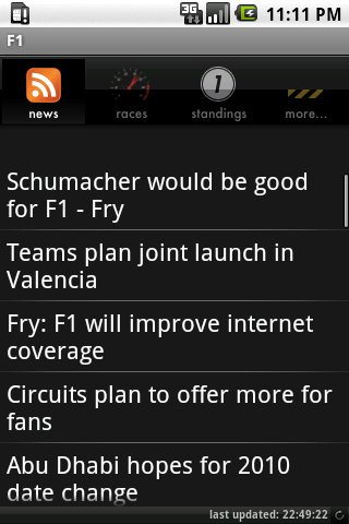 F1 Android Sports