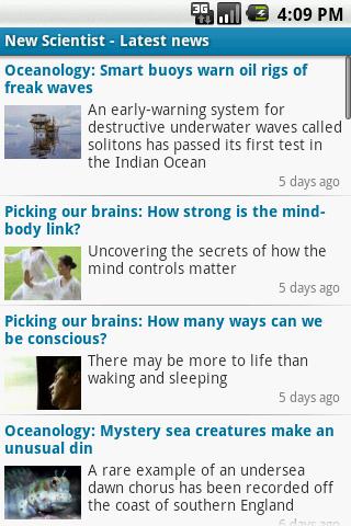 New Scientist (beta) Android News & Weather