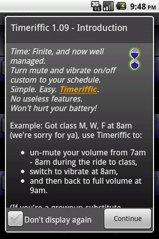Timeriffic Android Tools