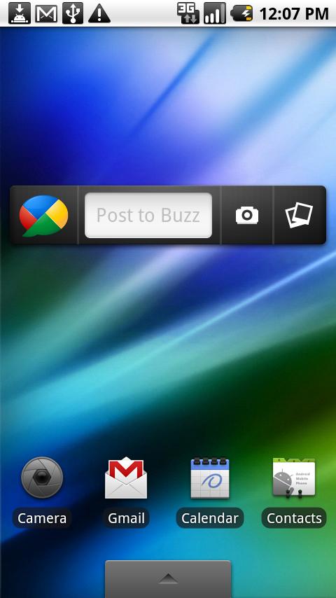 Google Buzz widget Android Social