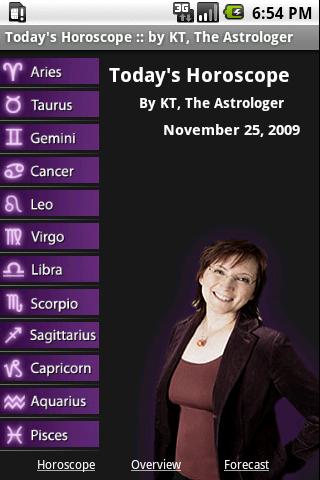 Today’s Horoscope by KT Android Entertainment