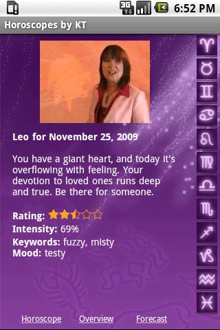 Today’s Horoscope by KT Android Entertainment