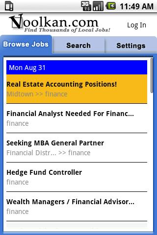 Voolkan Job Search App
