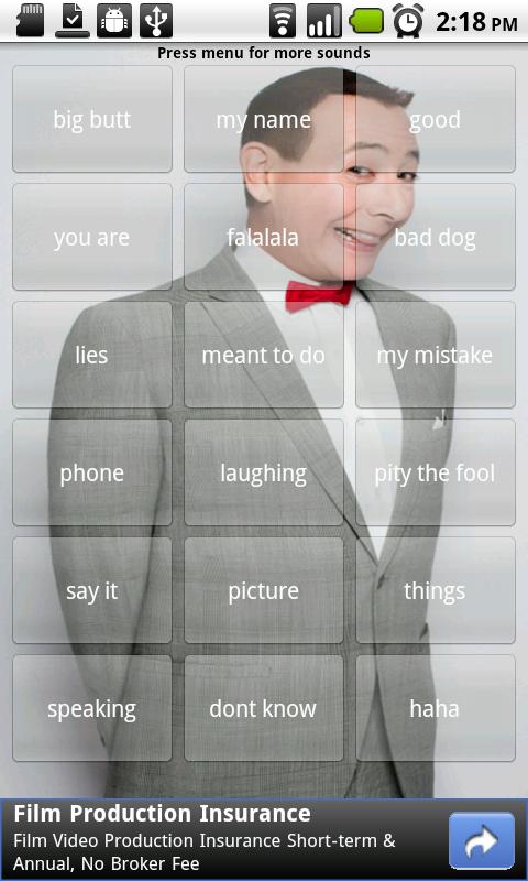 Pee Wee Herman Soundboard