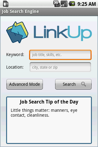 Job Search Engine Android Productivity