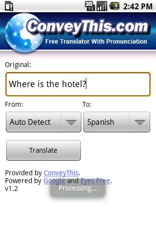 Translator ConveyThis Android Communication