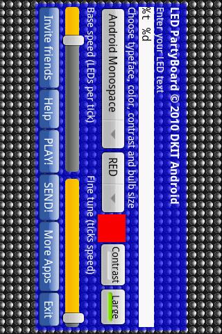 LED PartyBoard – FREE Android Communication