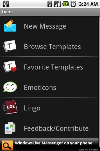 txeet: SMS Templates Android Communication