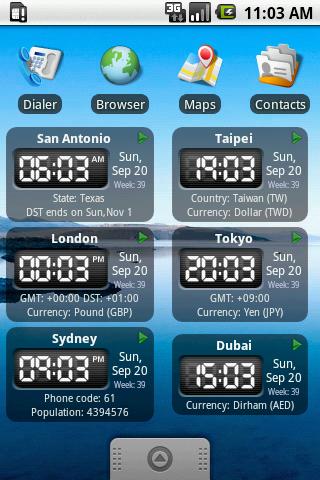 WorldWideTime Android Travel