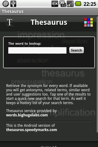 Thesaurus Free Android Reference