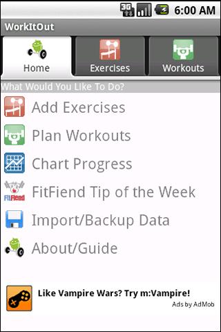 WorkItOut Android Lifestyle