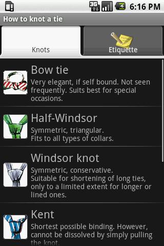 How to knot a tie Android Lifestyle