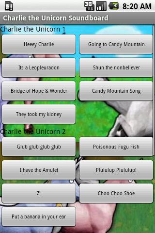 Charlie the Unicorn Soundboard Android Entertainment