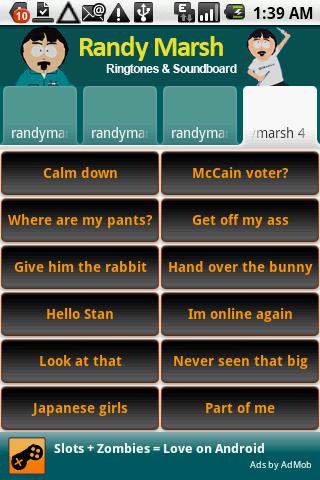 Randy Marsh Soundboard Android Entertainment