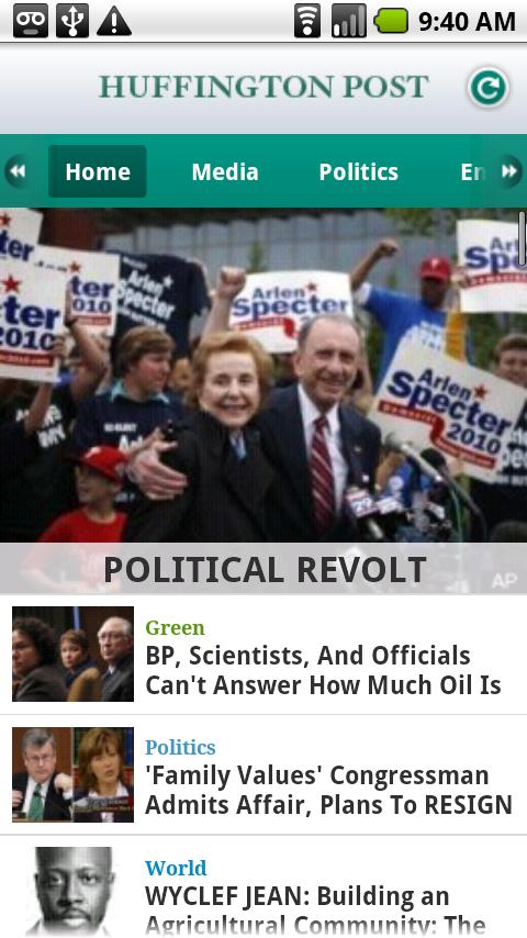 HuffingtonPost.com Android News & Magazines