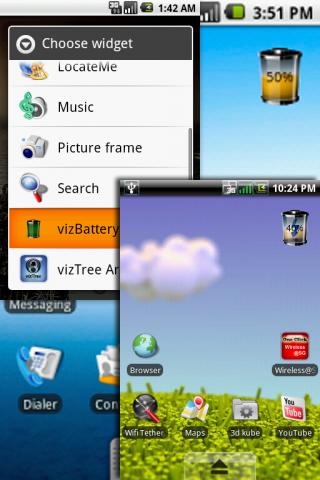 vizBattery Widget Android Tools