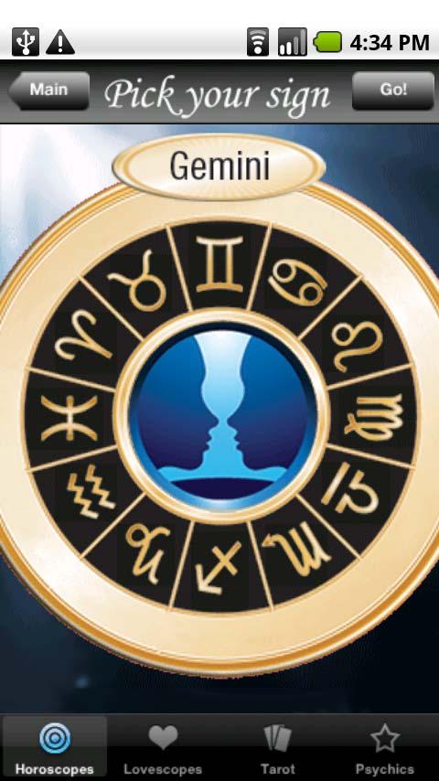 Horoscopes and Tarot Android Entertainment